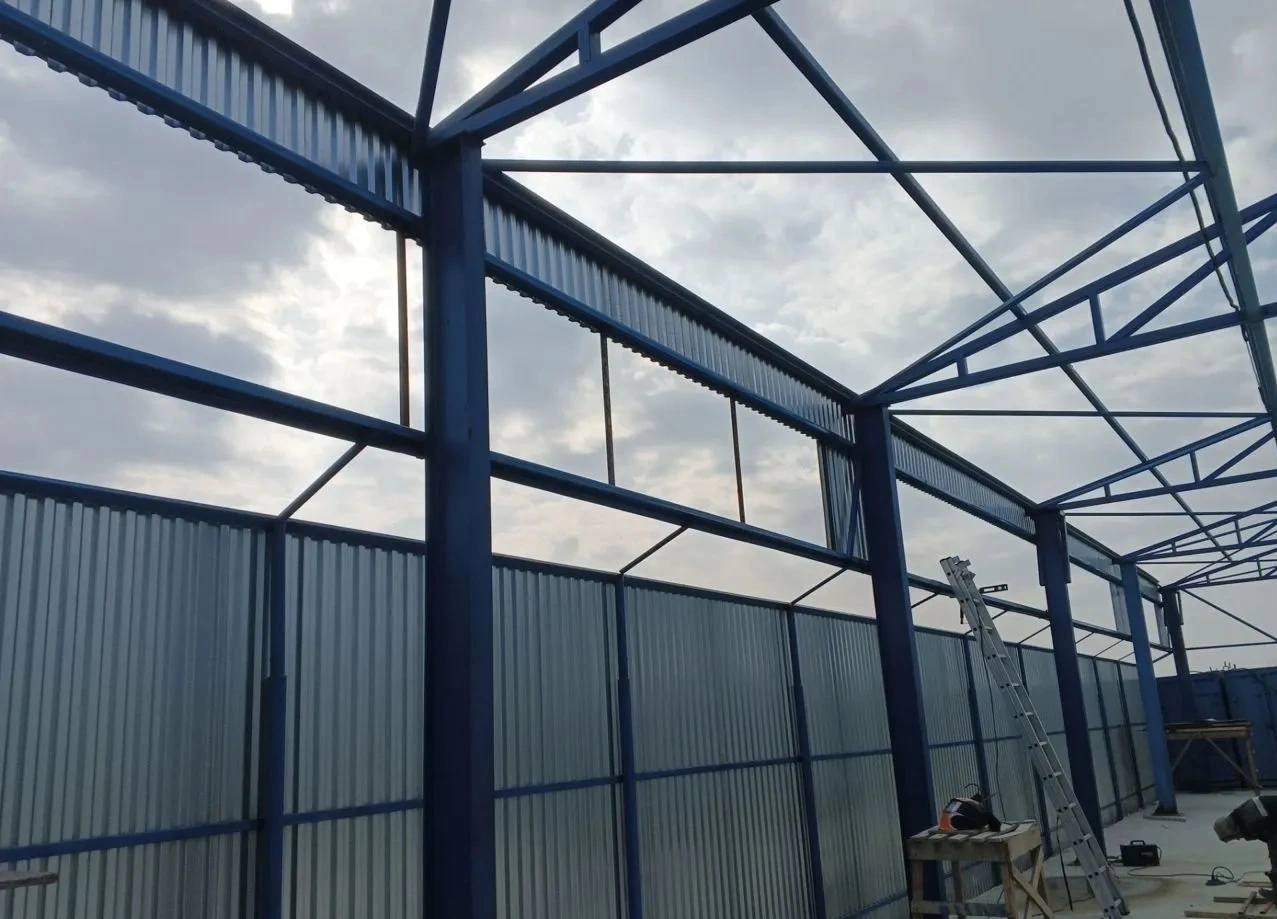 Строительство быстровозводимого здания 1