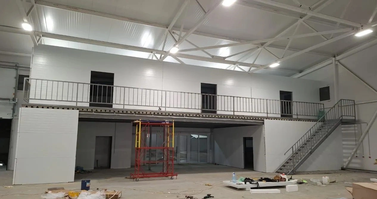 Строительство быстровозводимого здания 1