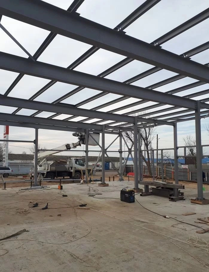 Строительство быстровозводимого здания 1